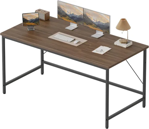 Vista 51 de Mericonia Escritorio para computadora, escritorio de juegos para espacios pequeños, mesa de estilo moderno y simple para oficina en casa, mesa