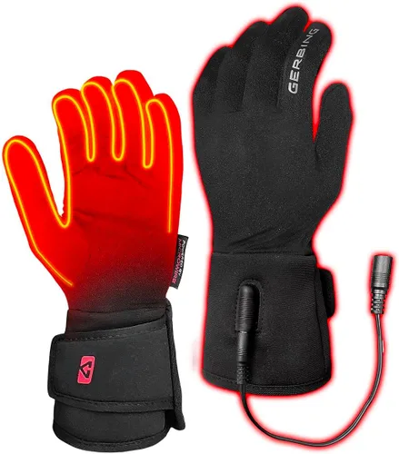 Vista 4 de Gerbing Forros de Guantes de Motocicleta con Calefacción de 12V, Guantes Calentadores de Manos para Conducir en Clima Frío de Invierno - Hasta 135°F