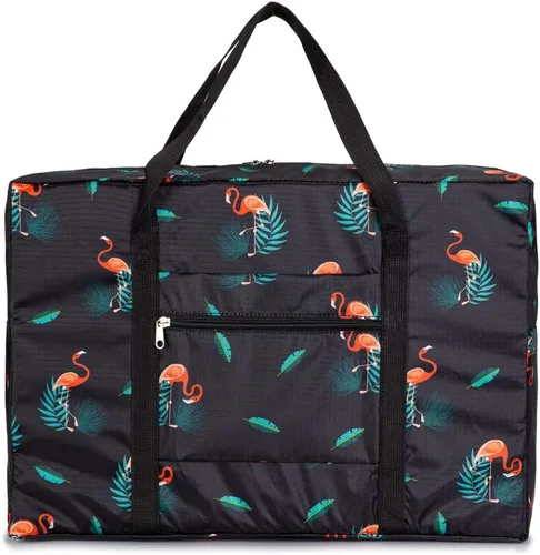 Vista 3 de PAXLAMB Bolsa de mano plegable para vuelo, bolsa de viaje de viaje, bolsa de equipaje de viaje, bolsa de viaje ligera, organizador