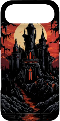 Vista 27 de Carcasa de fantasía oscura para iPhone 16 Castillo gótico Arquitectura Gótica Brujería