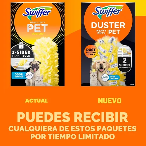 Vista 16 de Swiffer Recambios para plumeros resistentes para mascotas, plumeros multisuperficie 360 con protección contra olores Febreze, 11