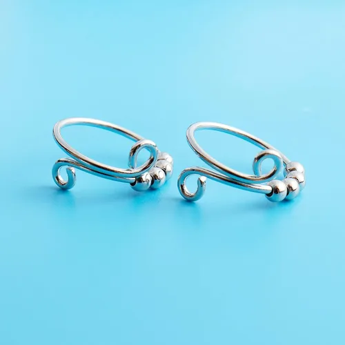 Vista 6 de HUASAI Anillo de ansiedad para mujer anillo de alivio de ansiedad anillos para aliviar el estrés y la ansiedad para mujeres y hombres