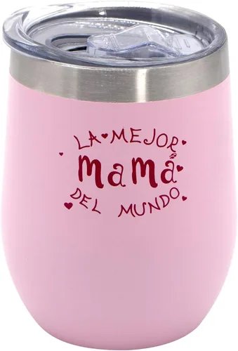 Vista 6 de Ezprogear Vaso Greatest Papa El Mejor Papa Del Mundo de 12 oz (12 oz, Black Papa)
