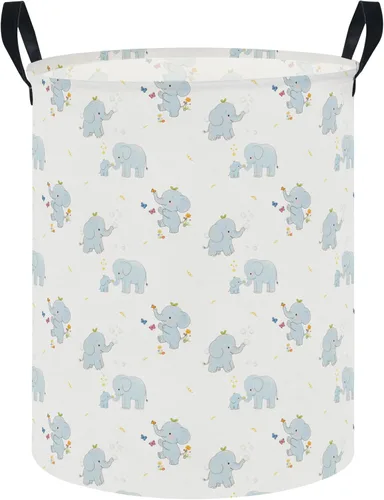 Vista 32 de NTAOHAMPER - Cesta de lavandería, cesta de ropa, caja de almacenamiento impermeable para el dormitorio, cesta organizadora de ropa, caja para Animal