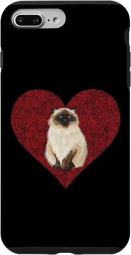 Vista 9 de Funda para iPhone 14 Himalaya Día de San Valentín Cat Love