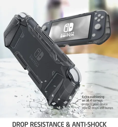 Vista 3 de Mumba Funda de agarre para Nintendo Switch Lite, serie Blade TPU funda protectora portátil, accesorios compatibles con consola Switch Lite versión