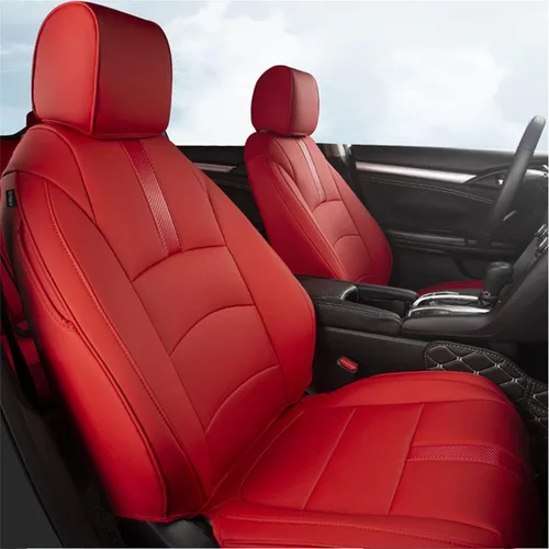 Vista 13 de Juego completo de fundas de asiento personalizadas para Prado 2004-2008 7 asientos cuero asiento cojín protector negro