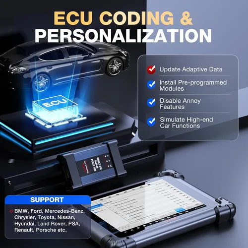 Vista 6 de Escáner Autel MaxiSYS Elite 2 PRO 2026, Elite II Pro Actualización gratuita de 2 años ($2590) Herramienta de codificación de programación J2534
