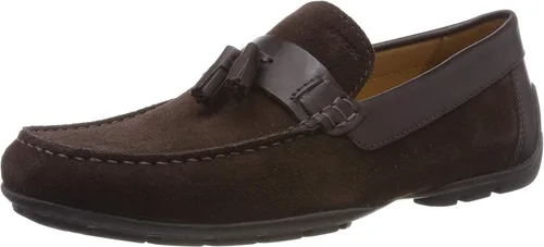 Vista 14 de Geox Mocasín de conducción Monet19 para hombre Cuero negro