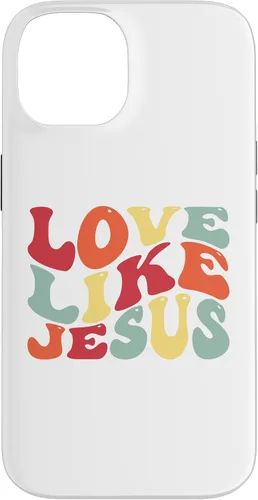 Vista 4 de Funda bíblica cristiana para iPhone 12 Pro Max Love Like Jesus