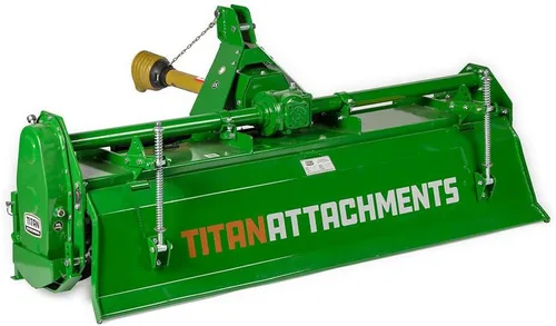Vista 12 de Titan Attachments enganche de 3 puntos, accesorio de cultivador rotativo de 48" para tractores Cat 1, acabado en carbón, cultivador impulsado por