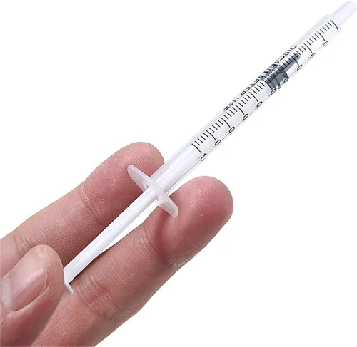 Vista 5 de ¡Sin aguja! 20 jeringas de plástico reutilizables de 0.0 fl oz con medición hidropónica de plástico de medición de nutrientes jeringa herramientas