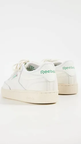 Vista 4 de Reebok Club C 85 - Tenis de moda para mujer, color marfil, Beigeazul, 0