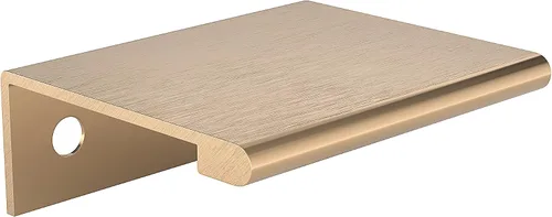 Vista 23 de Richelieu Hardware BP98982510 Lincoln Collection 1 pulgada (25 mm) de centro a centro Manija de tirador de borde de gabinete y cajón de aluminio