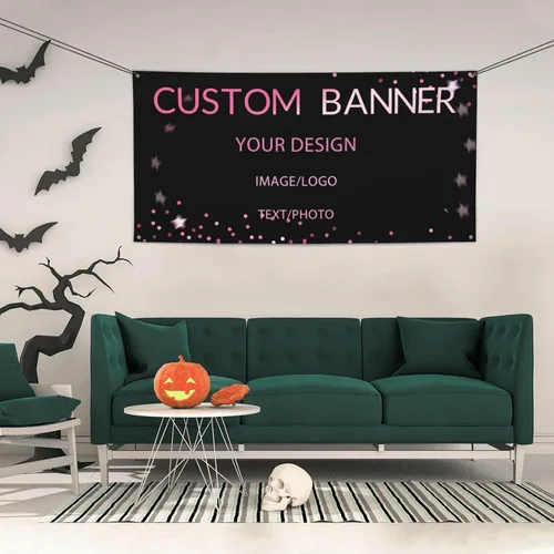Vista 2 de Pancartas y letreros personalizados para interiores y exteriores, personalizables, con texto fotográfico, para mujeres y hombres, decoración