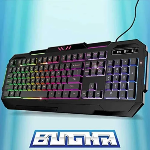 Vista 3 de Bugha - Teclado LED exclusivo para juegos para PC