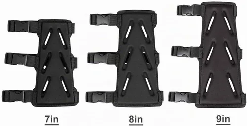 Vista 9 de Protector de Brazo de Tiro con Arco Ajustable Protector de 3 Correas Accesorio Ligero de Caza Tiro al Blanco Adulto Unisex Protectores de Brazo