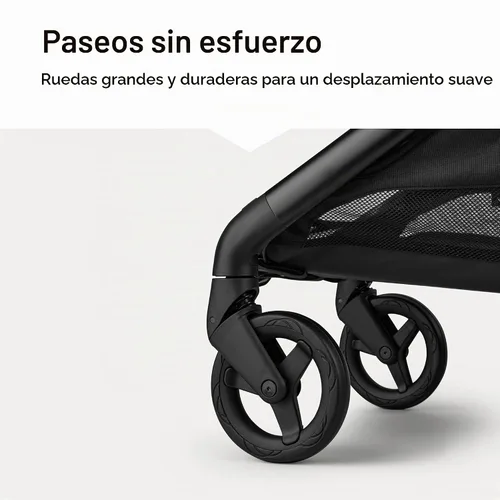 Vista 7 de Bugaboo Butterfly 2 - Cochecito de viaje ultracompacto plegable de un Negro (Heritage Black)