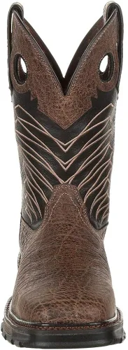 Vista 5 de Durango Maverick XP Botas de trabajo impermeables con punta de acero, Chocolate Safari Elephant Blk
