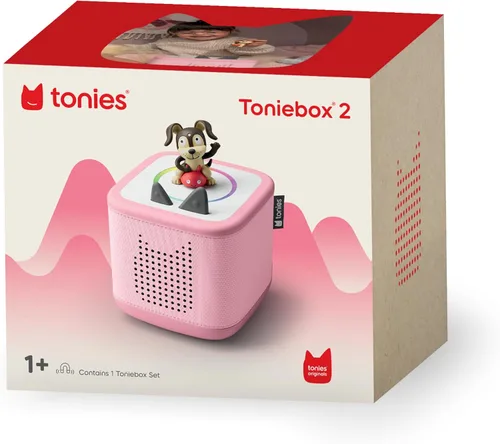 Vista 8 de Toniebox 2 - Conjunto de inicio de reproductor de audio para niños de 1+ con Playtime Puppy - Rosa nube Nube rosada
