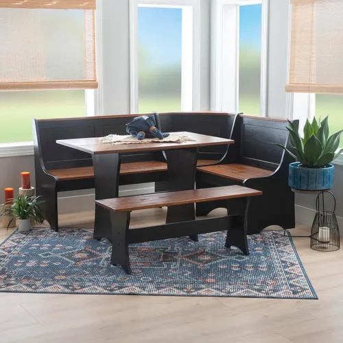 Vista 4 de Linon Home Decor Sadie Antique, Black Nook