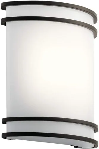Vista 2 de Kichler Lighting 11319OZLED - Aplique de pared LED, bronce antiguo
