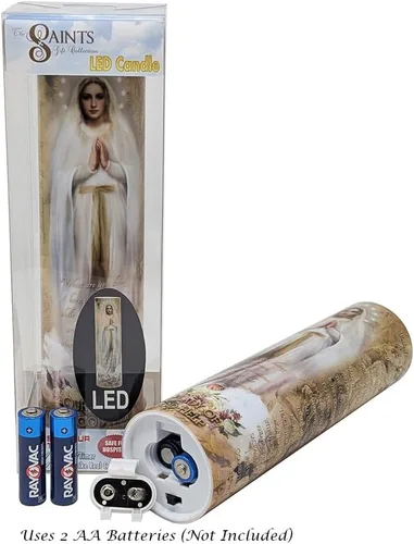 Vista 5 de Nuestra Señora de la Buena Ayuda, vela de oración devocional sin llama LED