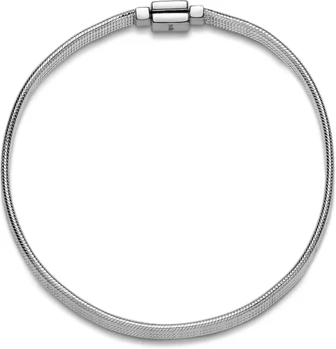 Vista 4 de PANDORA Reflexions - Pulsera de plata de ley 925 con cadena de serpiente, 597943