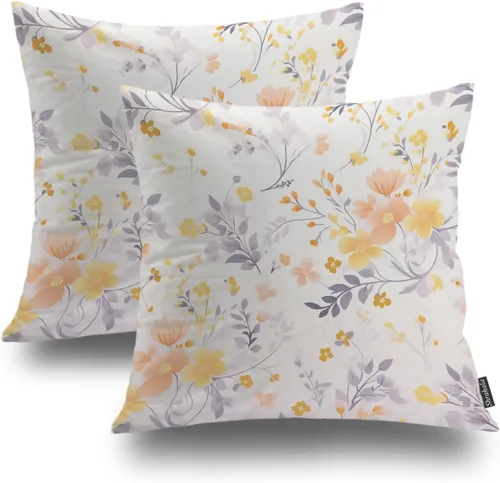 Vista 27 de Shrahala Abstract Art Modern Aesthetic Decorative Pillow Covers, Fluid Forms Minimalist Throw Pillow Cover Blended Hidden Zipper Cushion Cases for