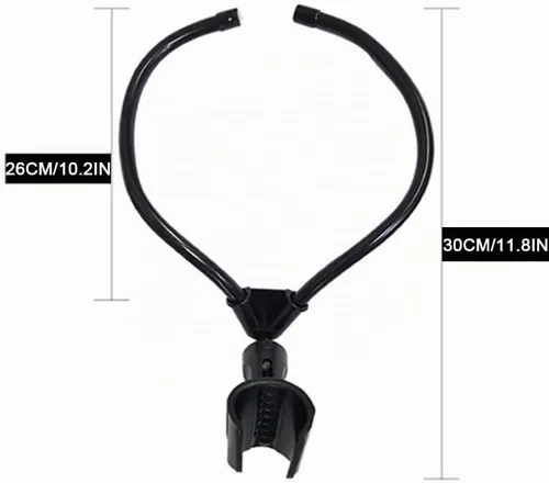Vista 5 de MOMOMAGE Soporte para micrófono de cuello (bloqueo) Trucos de magia para magos Accesorios de escenario ilusiones Gimmick Fun Soporte mágico