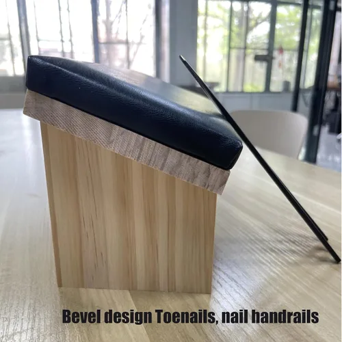 Vista 10 de Cuchillo de pedicura, herramientas para uñas encarnadas, reposabrazos inclinado para uñas, utilizado para removedor de cutículas de uñas, callo