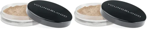 Vista 4 de Cosméticos Minerales Youngblood, polvo suelto natural mineral de base, Coffee Café