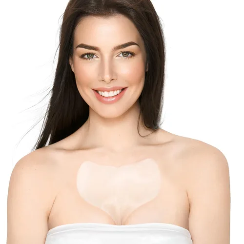 Vista 11 de BLUMBODY Almohadillas antiarrugas para el pecho y el cuello – Parches de silicona antiarrugas para la piel, reafirmantes y suavizantes – Almohadilla
