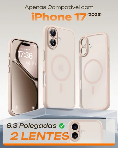 Vista 753 de TOCOL Funda para iPhone 11, compatible con Magsafe, protección completa de cámara, imanes integrados, protección contra caídas, funda translúcida