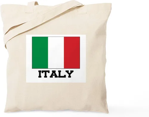 Vista 14 de CafePress Positano, Italia Tote Bag Bolsa de compras de lona beige reutilizable, Caqui, S