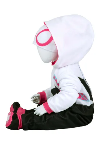 Vista 3 de Disfraz de Spider-Gwen para bebé niña Multicolor