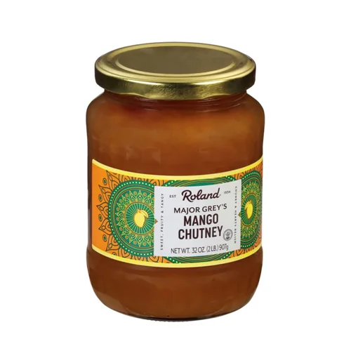 Vista 4 de Roland Major Grey's Chutney de mango, 32 onzas