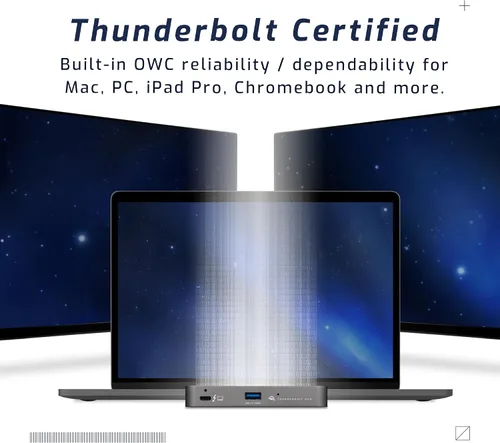 Vista 5 de OWC Hub Thunderbolt de 5 puertos - Carga de 60 W, Thunderbolt 4, USB 3.2, compatible con Mac y PC