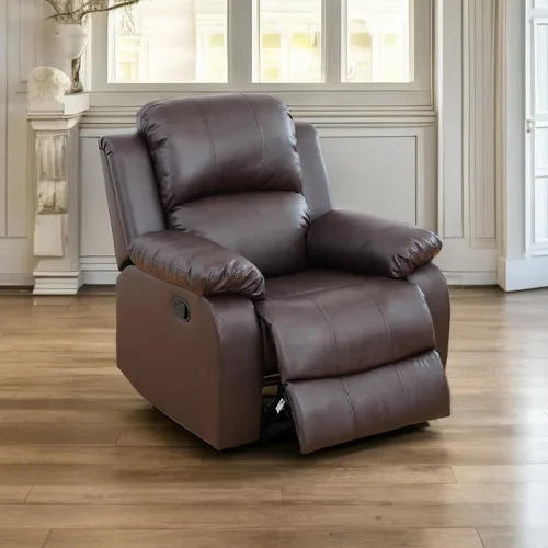 Vista 74 de A Ainehome Juego de Muebles de Sala de Estar de Cuero Reclinable Juego de Sofá Sillón Loveseat Juego de Muebles Sofá para Sala de Estar/Espacio