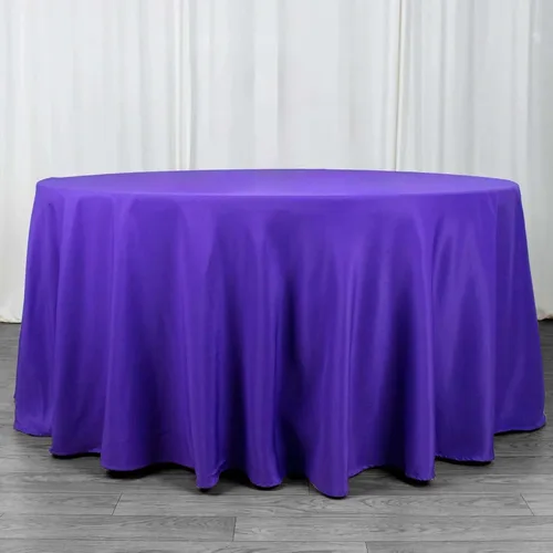 Vista 61 de Efavormart - Mantel redondo de poliéster de 90 pulgadas sin costuras de calidad comercial para banquetes de boda, restaurante