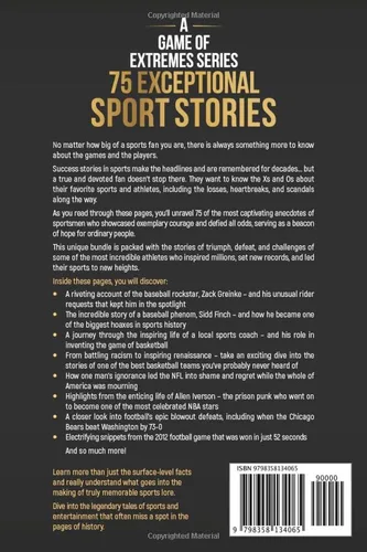 Vista 2 de A Game of Extremes Series 75 Exceptional Sport Stories About What Happens On and Off the Field BaseballBasketballFootball