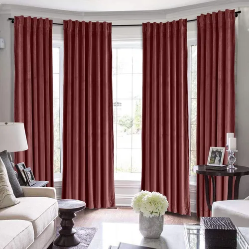 Vista 24 de ChadMade BIRKIN Collection juego de 2 cortinas mates de terciopelo de 50 pulgadas de ancho x 63 pulgadas de largo