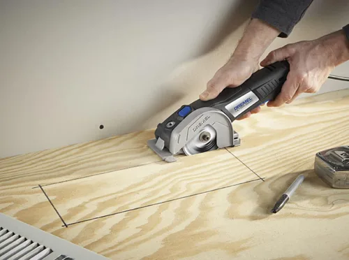Vista 3 de Dremel US500-01 Ultra-Saw Rueda de corte de madera de carburo de 4 pulgadas, color blanco