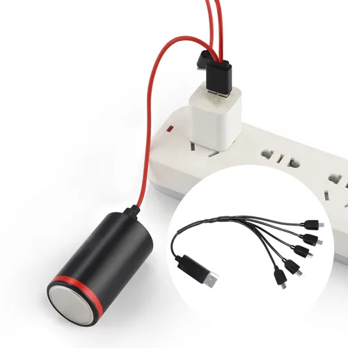 Vista 2 de Drone Cable de carga Quadcopter Parte Profesional Portátil Fuerte Cargador USB Cable Actualización para E88 E525 DIY Accesorio