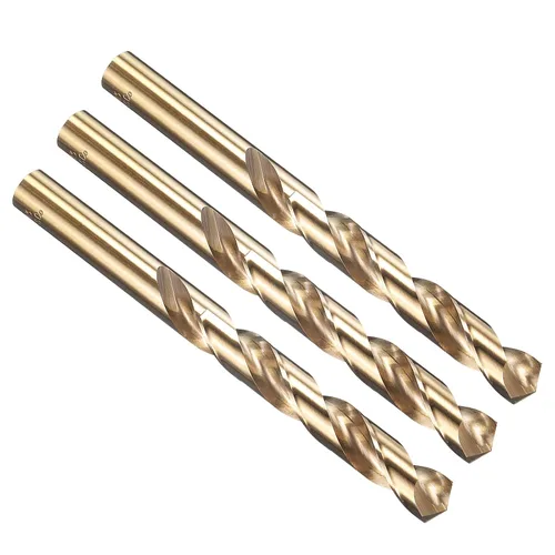 Vista 12 de PATIKIL Broca Jobber de 0.039 in, vástago recto M35 cobalto 5% acero de alta velocidad 135° acabado dorado para metal duro de acero inoxidable - 2
