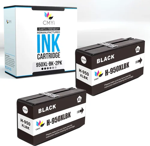 Vista 19 de 950XL - Cartucho de tinta de repuesto negro para HP Officejet Pro 251dw, 276dw MFP, 8100 - N811a, 8600, 8600 Plus, 8600 Premium, 8610, 8615, 8616