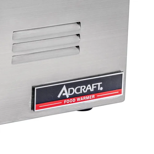 Vista 8 de Adcraft Calentador de alimentos de tamaño completo, 1200 W, en acero inoxidable (FW-1200W)