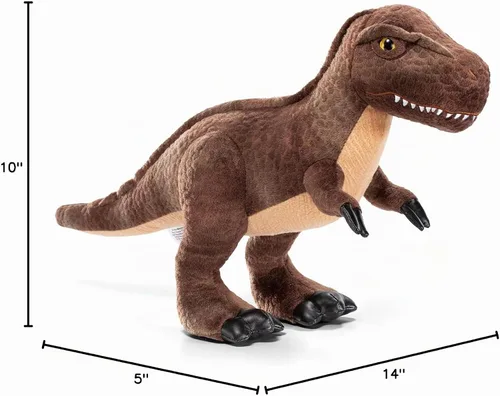 Vista 8 de The Noble Collection Jurassic Park Coleccionista de peluche Tyrannosaurus Rex