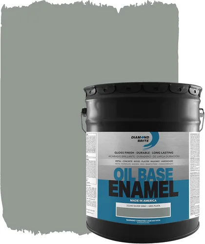 Vista 35 de Pintura esmaltada a base de aceite de 1 cuarto de galón en gris acorazado 32150-2