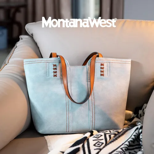 Vista 2 de Montana West Bolso Tote para Mujeres con Asa Superior Bolso de Mano Satchel